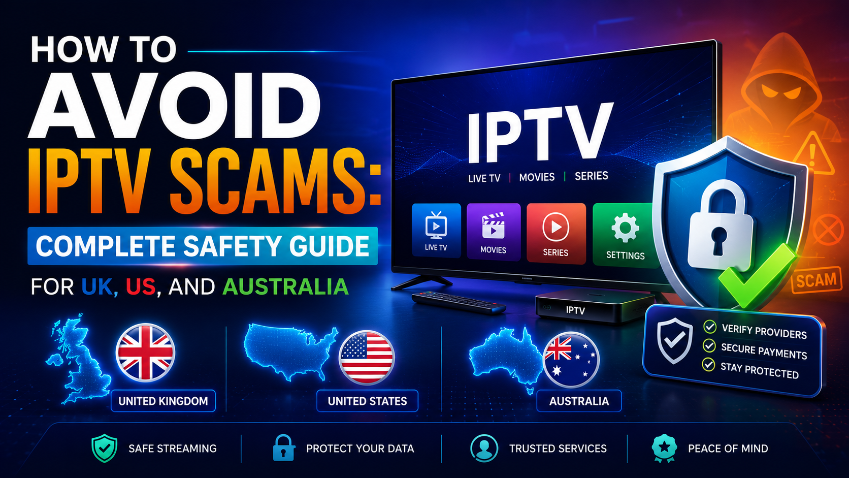 How to Avoid IPTV Scams: Complete Safety Guide for UK, US, and Australia