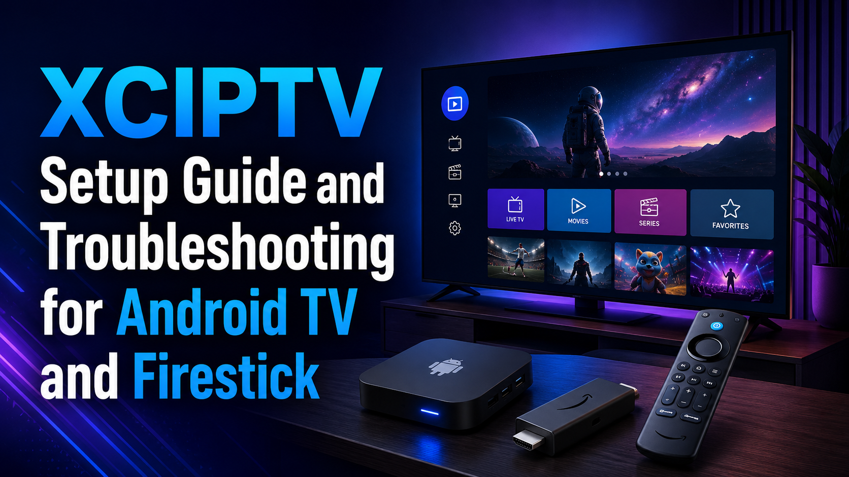 XCIPTV Setup Guide and Troubleshooting for Android TV and Firestick